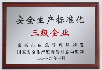 安全生產標準化三級企業(yè)